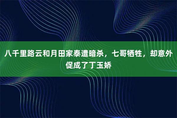 八千里路云和月田家泰遭暗杀，七哥牺牲，却意外促成了丁玉娇